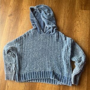 Knitted hoodie